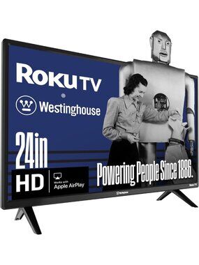 24" HD Smart TV with Dolby Audio, Apple AirPlay & Alexa - Perfect for Streaming!